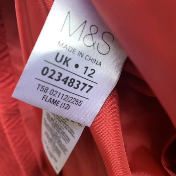 Marks & Spencer Classic coat size uk 12 pink - Picture 9 of 13